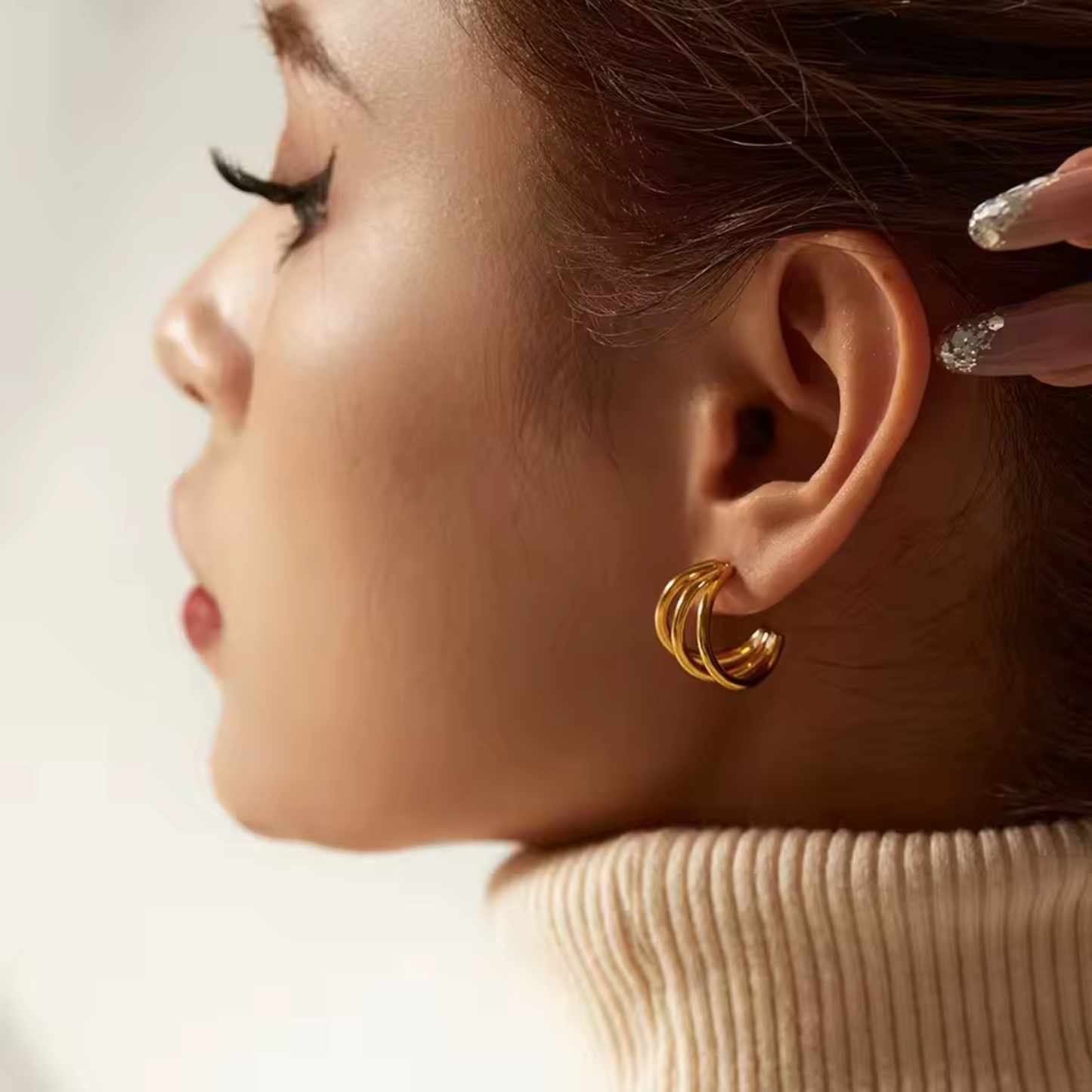 Zintle Triple Hoop