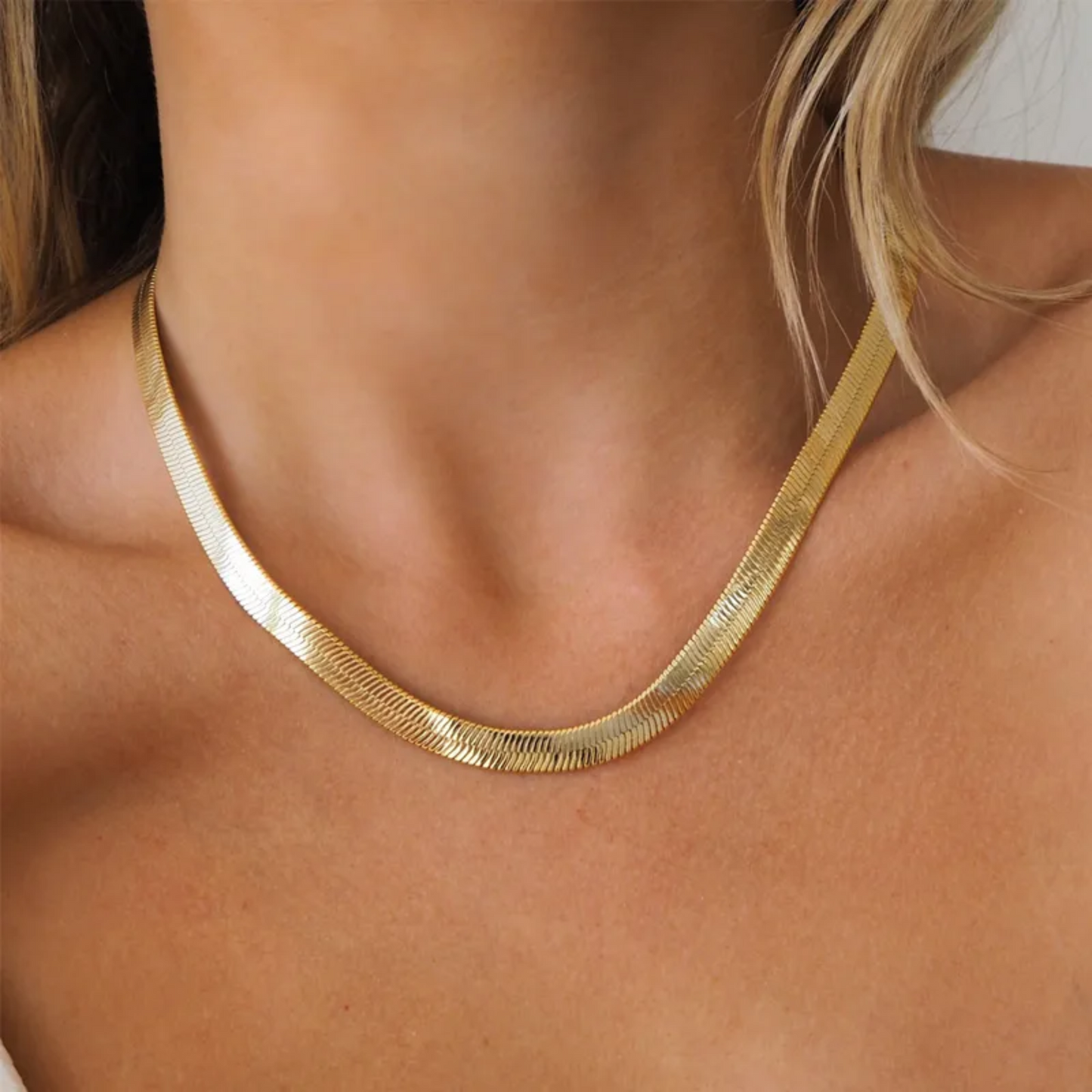 Chante Herringbone Necklace