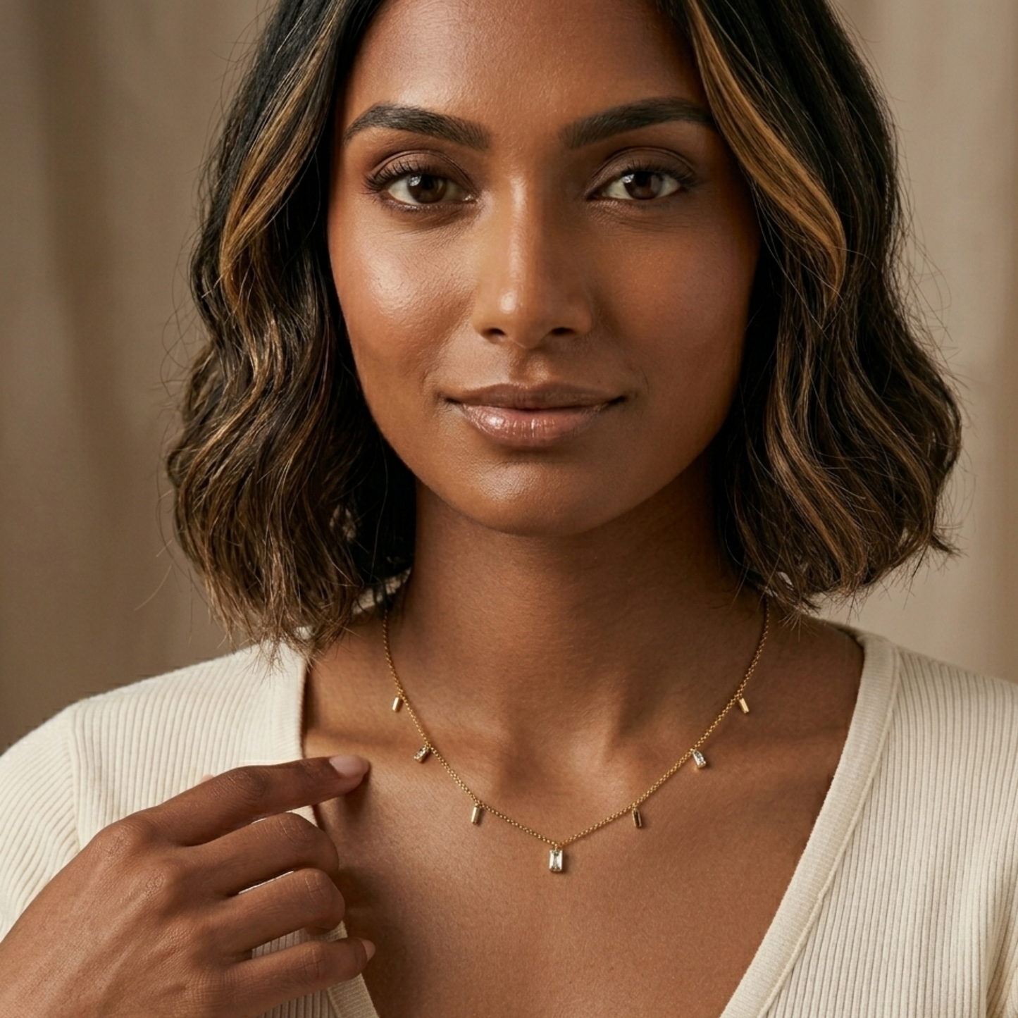 Nandi Zircon Necklace