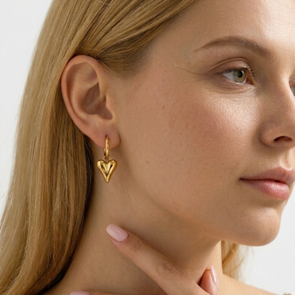 Ilhaam Heart Earrings