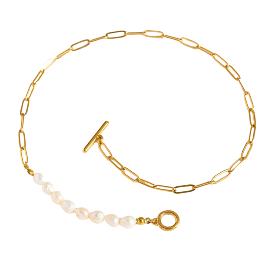 Teneal Pearl Necklace