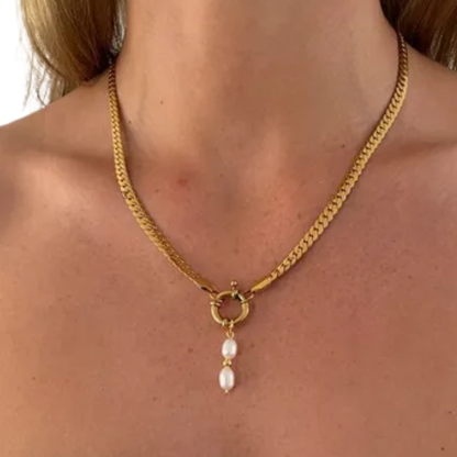 Anika Cuban Necklace