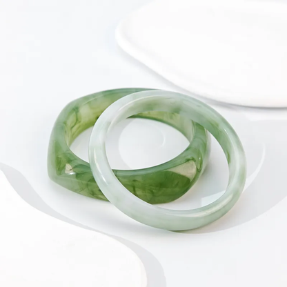Buki Jade Bangle Set