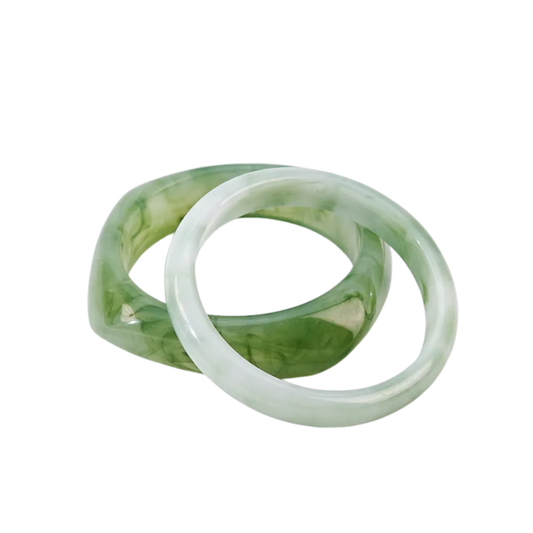 Buki Jade Bangle Set